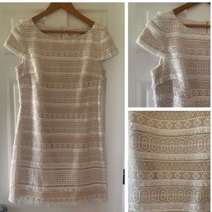 Eliza J. white lace dress